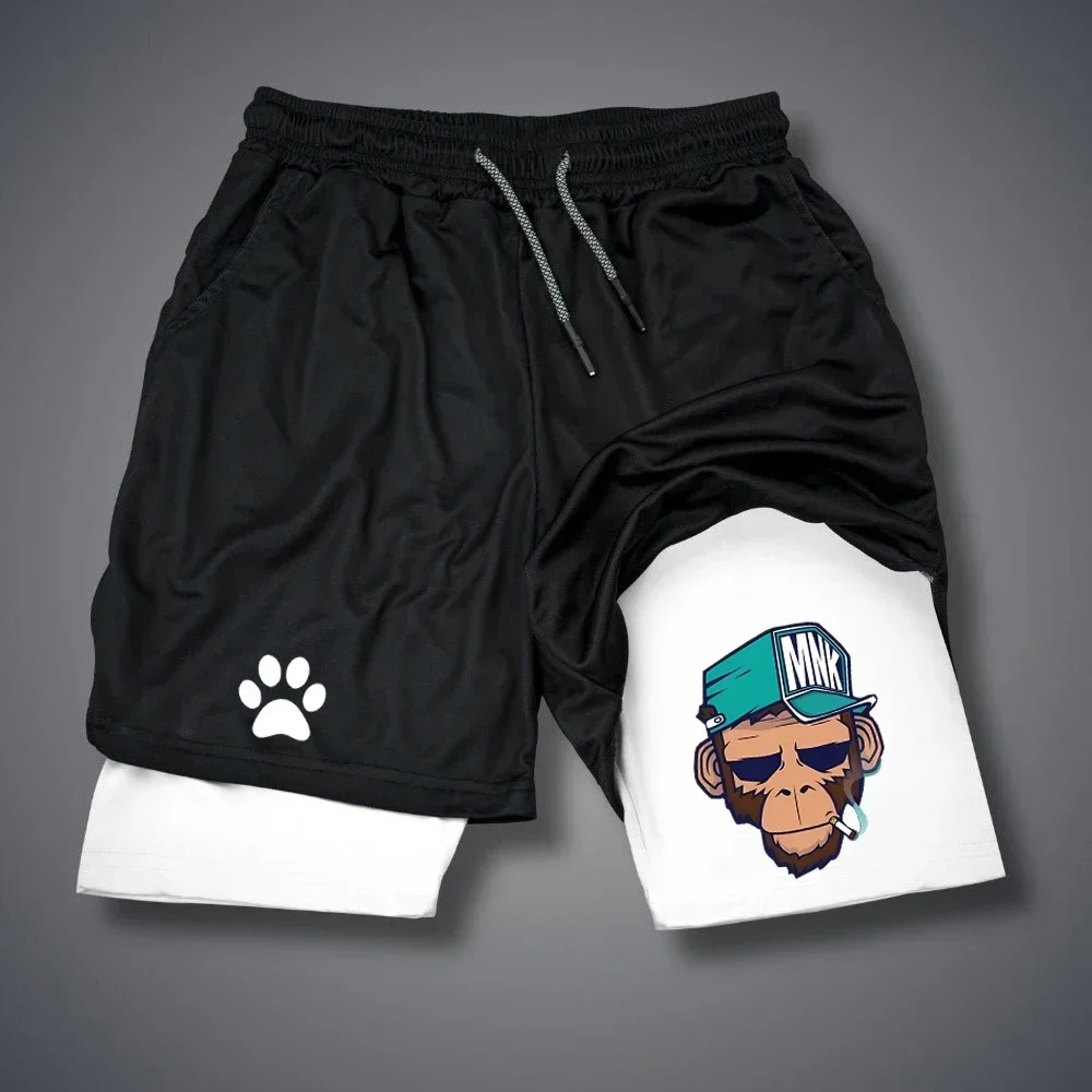Running Gear Men - Rajstopy sportowe Szorty dla mężczyzn Szorty
