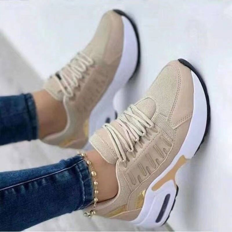 Running Gear Ladies - Damskie modne sneakersy na platformie z