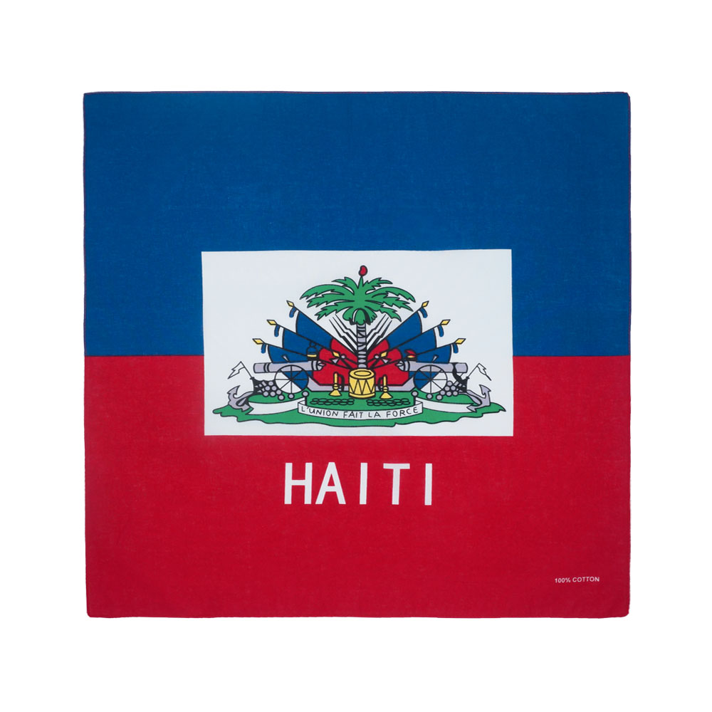 Haiti Flaga Bandana 100% Baweł – Running Gear Gifts For Men recenzja i cena